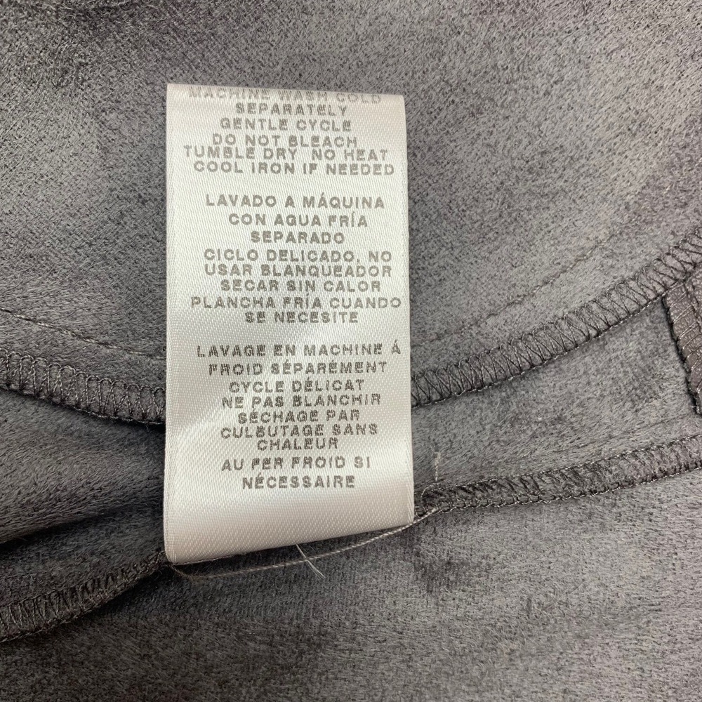 Kut from the Kloth Draped Faux Leather Moto Jacket, Size M, NWT - Picture 9 of 12